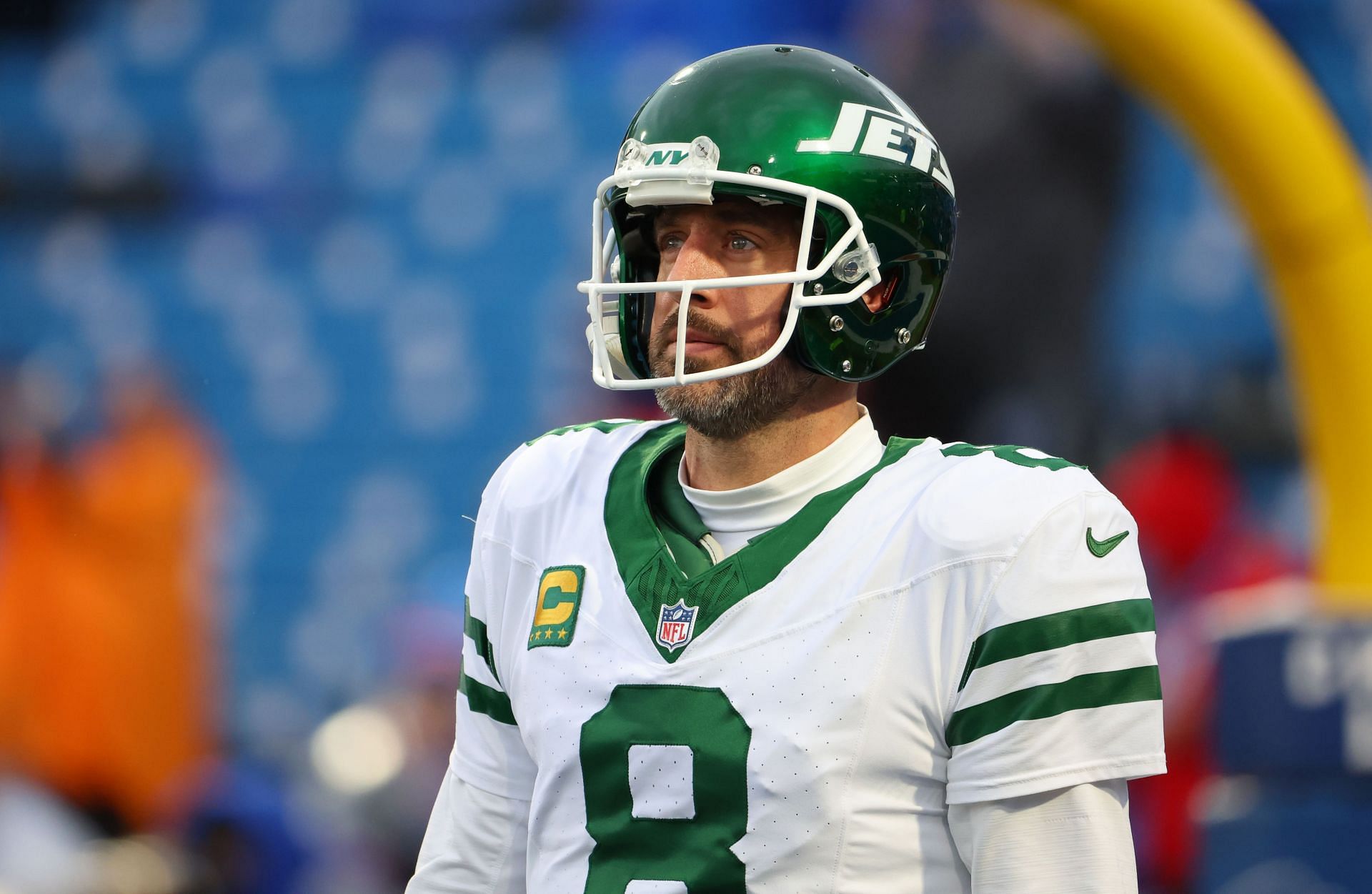 Former New York Jets QB Aaron Rodgers - Source: Getty